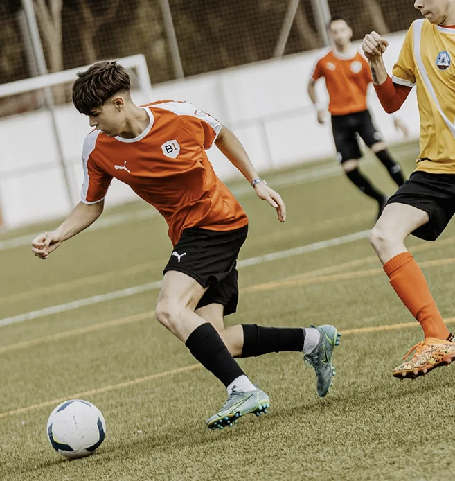 B1 Academy athlete in action